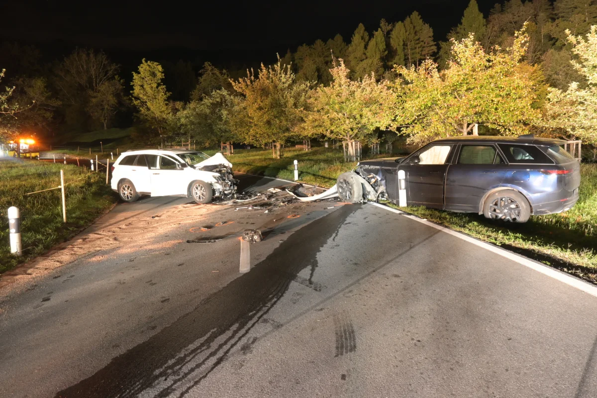 Ein alkoholisierter Fahrer verursachte einen Unfall