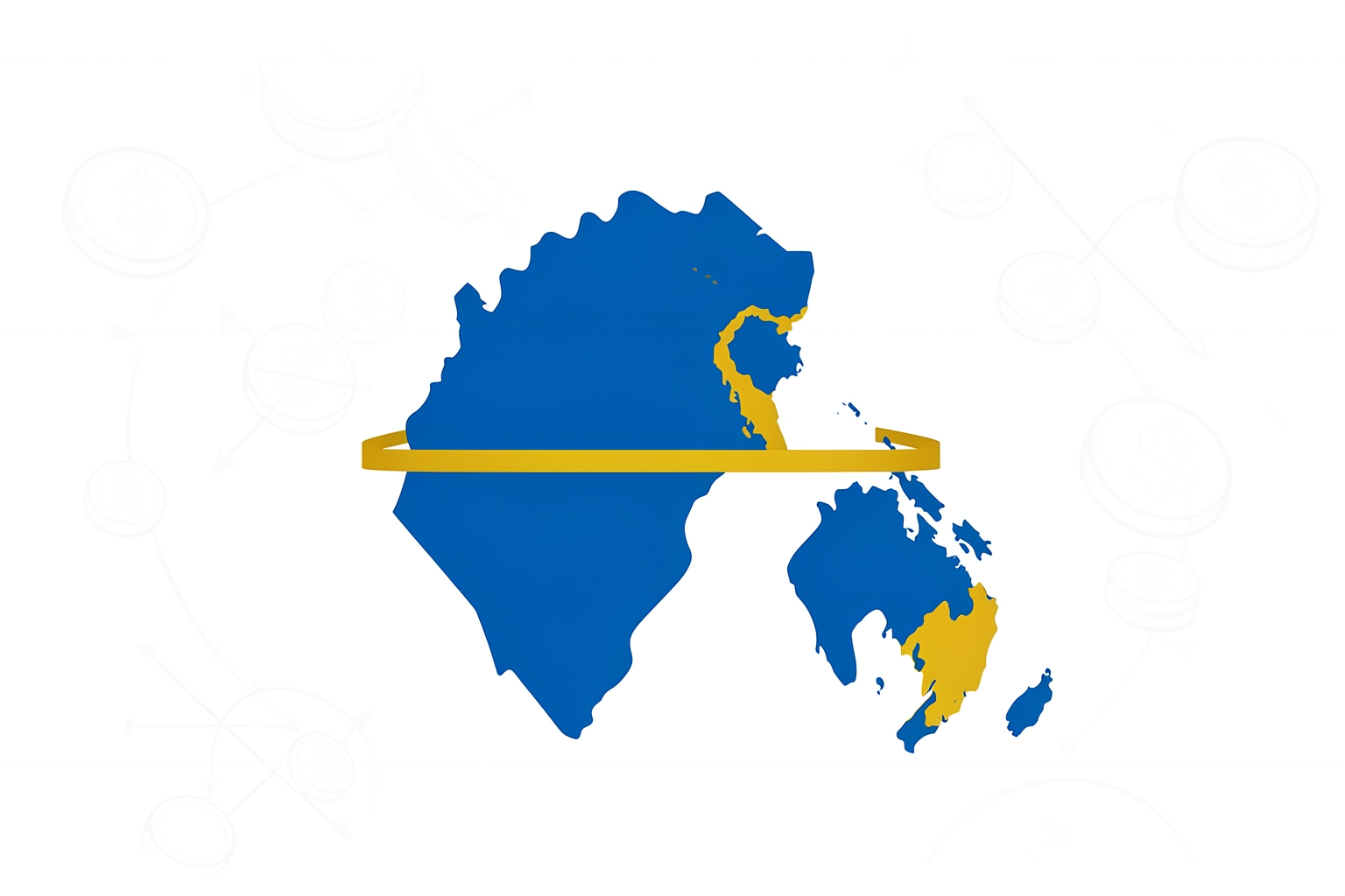 Symbolisches Bild einer Verbindung zwischen Liechtenstein und den Philippinen, das die Unterzeichnung des Doppelbesteuerungsabkommens darstellt. (KI-generiertes Symbolbild)