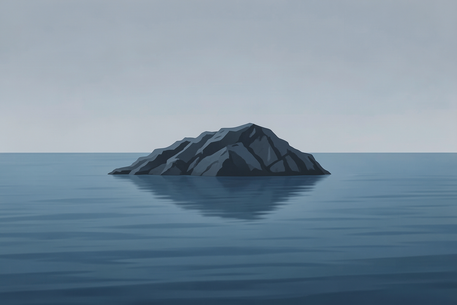 Symbolisches Bild eines sinkenden Sees, das die historische Tiefwasserlage des Zürichsees visualisiert. (KI-generiertes Symbolbild)