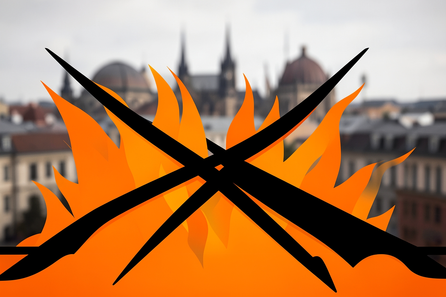 Symbolisches Bild zu den Güterzugkollisionen in Wien‑Kledering (KI-generiertes Symbolbild)
