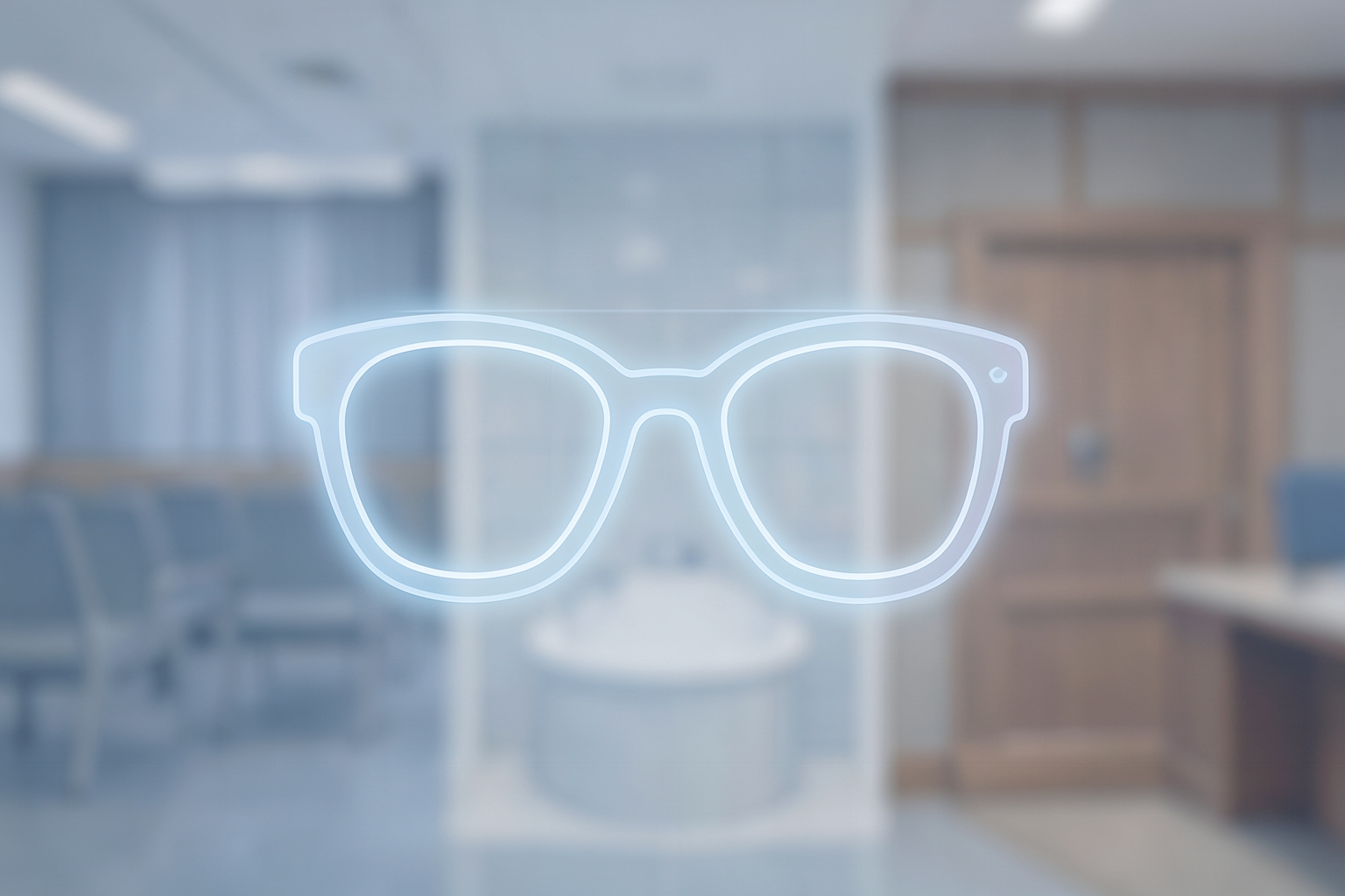 Symbolisches Bild einer KI‑Brille, das die Diskussion um ein Verbot in sensiblen Bereichen illustriert. (KI-generiertes Symbolbild)